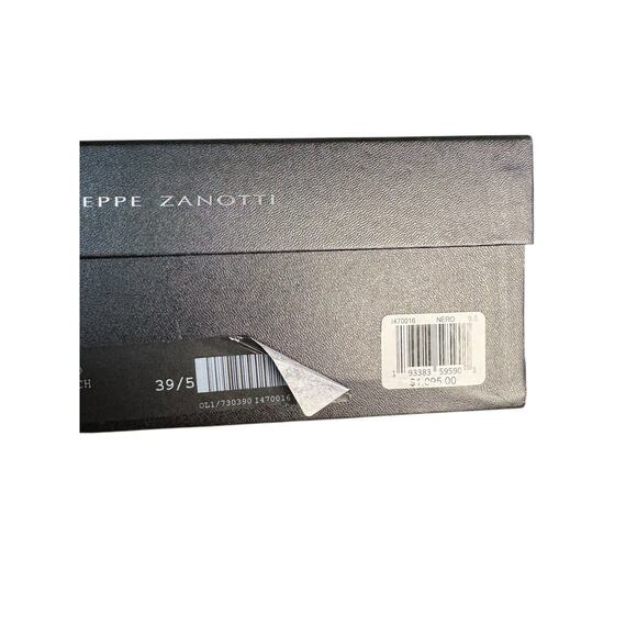 Giuseppe Zanotti NIB 145mm Aureliee Suede Sock Boots in Black Size 39.5 - Picture 15 of 15